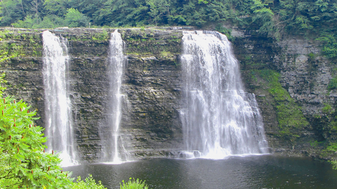 SalmonRiverFallsAug10032 Salmon River Falls in northern Oswego County. Photo courtesy Oswego County Tourism