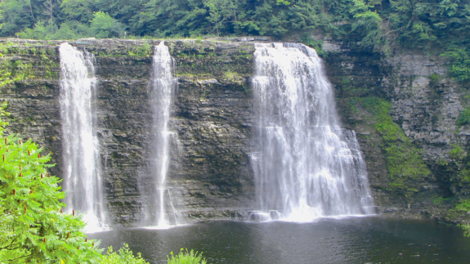 Salmon River Falls in northern Oswego County. Photo courtesy Oswego County Tourism